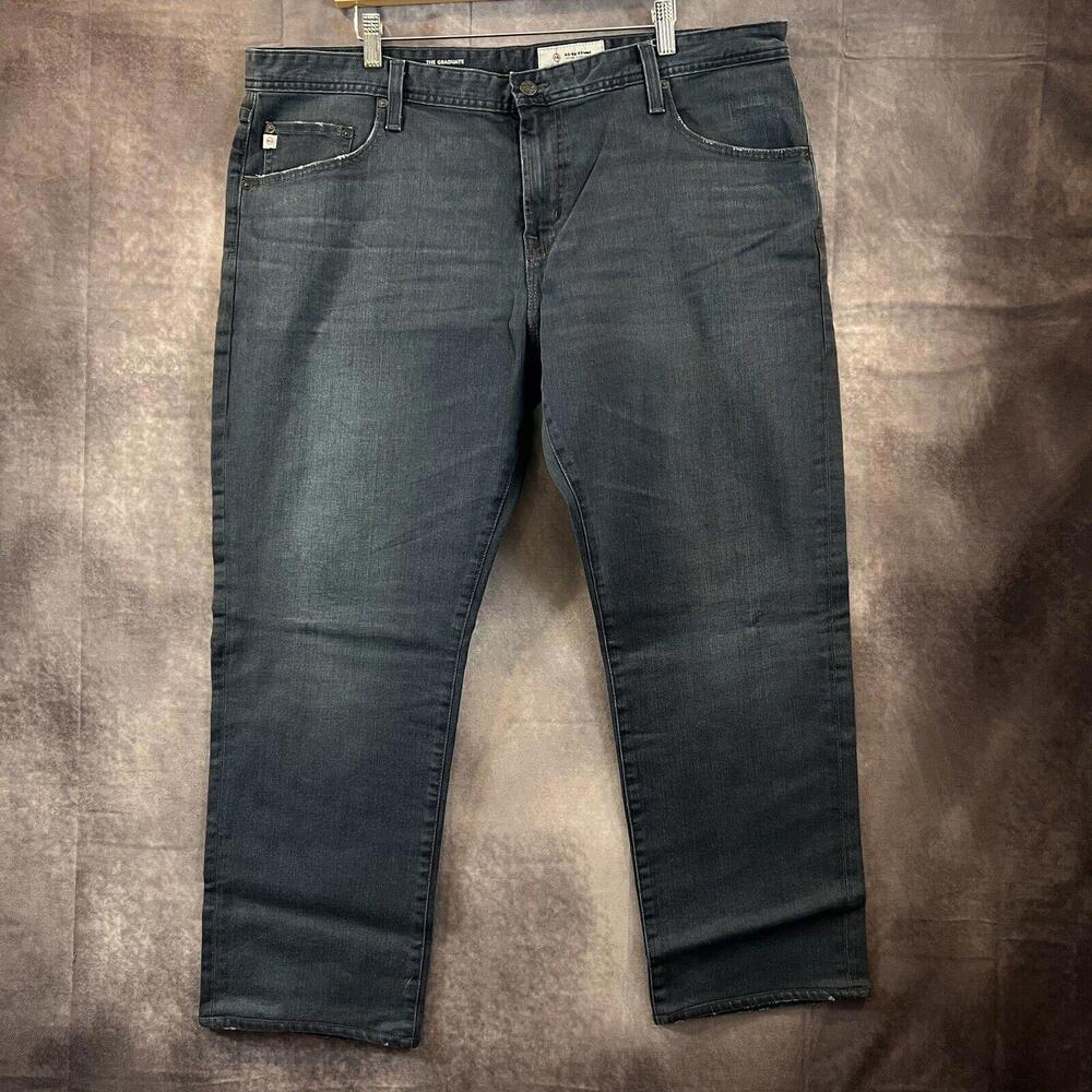 AG Adriano Goldschmied The Graduate Tailored Leg‎ Jeans Men's 40x29 Dark Wash